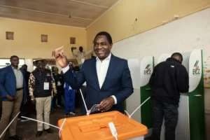 Hichilema has headed the United Party for National Development party since 2006. By GIANLUIGI GUERCIA (AFP)