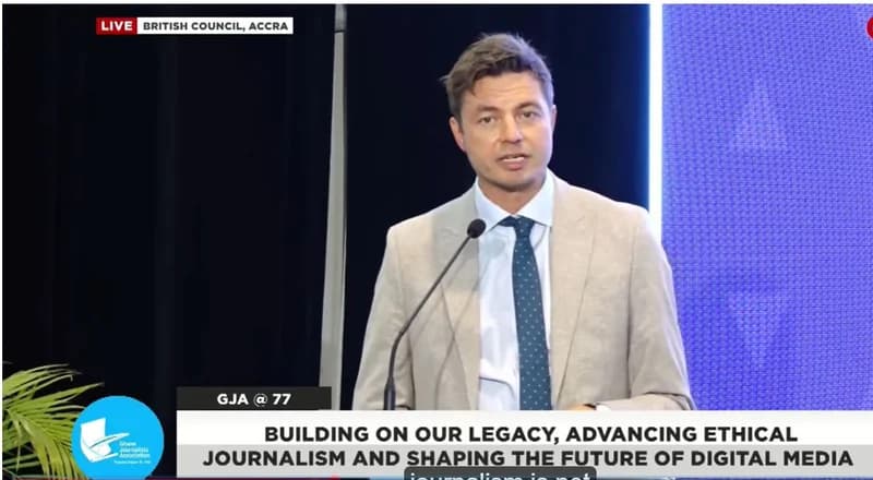 UK Deputy High Commissioner Emphasizes Ethical Journalism as Foundation for Democracy at GJA 77th Anniversary
