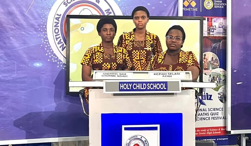 Holy Child School and Nsutaman Catholic SHS Secure One-Eighth Berths in 2026 National Science and Maths Quiz