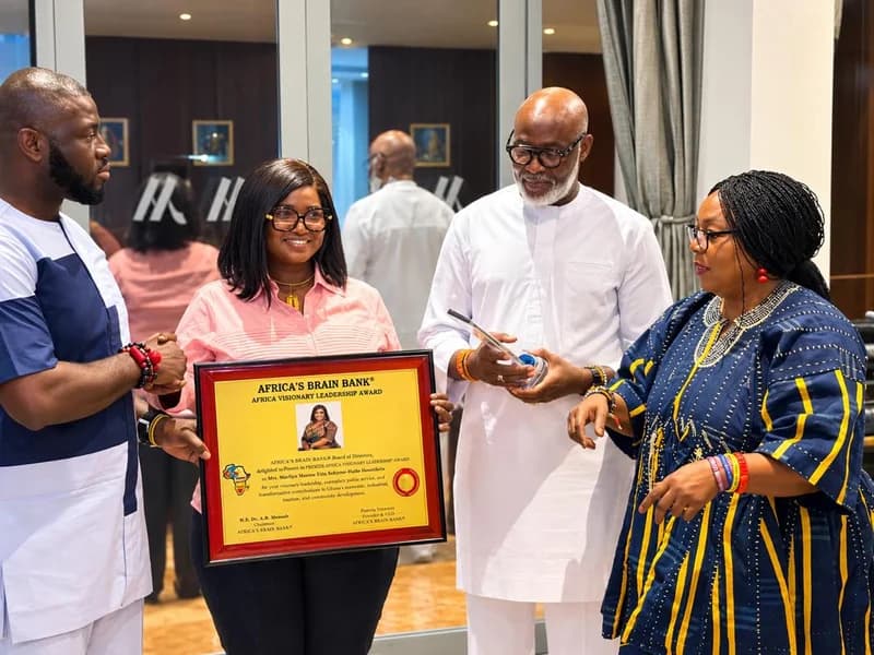 Maame Efua Houadjeto, GTA CEO, Receives Africa Visionary Leadership Award at 7th Africa Brain Bank Summit