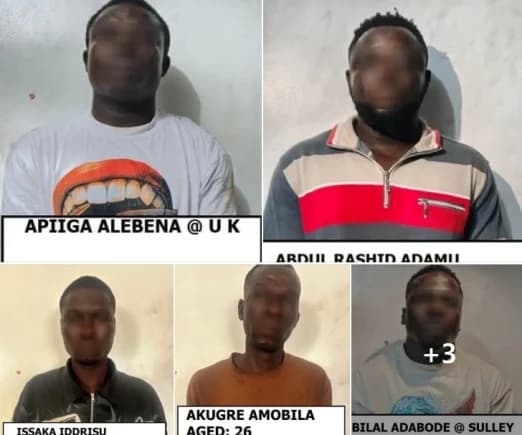 Police arrest seven suspected armed robbers in Upper East Region