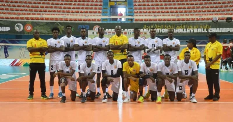 Black Spikers Secure Quarterfinal Spot After Dominant 3-0 Victory Over Chad in Africa Nations Volleyball Championship