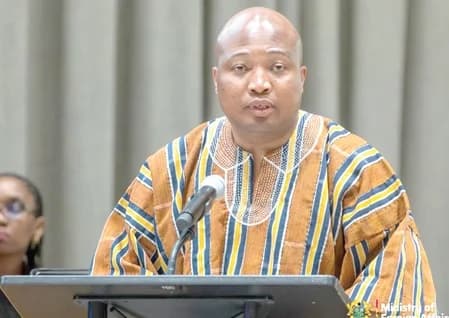 Samuel Okudzeto Ablakwa, Minister of Foreign Affairs, addressing the High Level Plenary Meeting