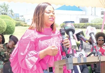 Bridget Emefa Van-Johnson, a breast cancer survivor