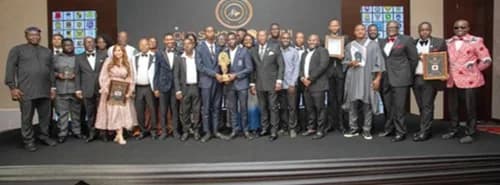The awardees after the ceremony