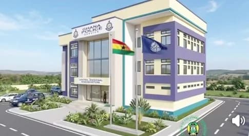 Artist's impression of the proposed Kumasi Central Police Station