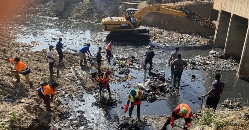 MCE Freeman Tsekpo Appeals for Modernization of Ashaiman's Gbemi Storm Drain to Curb Persistent Flooding