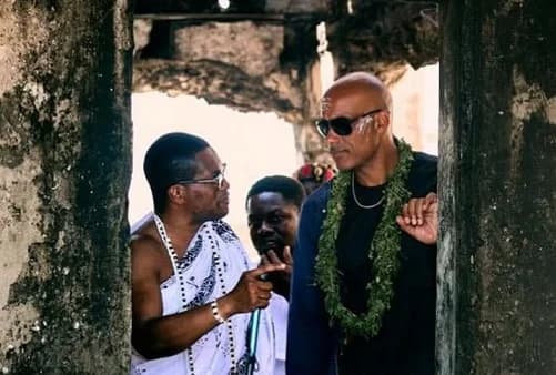 PICTURES: Boris Kodjoe returns to roots, named chief in Prampram