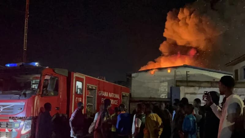 Zeko Genius motor and spare parts depot destroyed by fire in Techiman