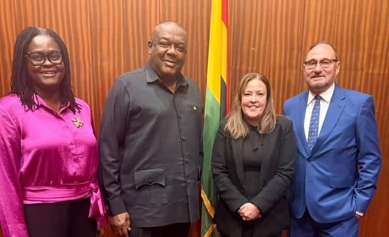 Victor Emmanuel Smith leads talks for Ghana hearing care center