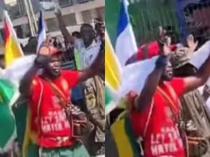 King Klottey completes 22-day anti-galamsey march from Burkina Faso