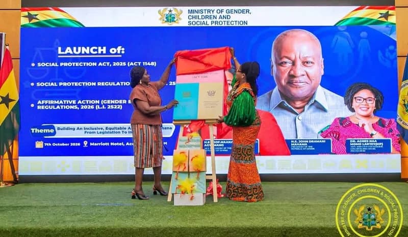 Naana Jane Opoku-Agyemang launches Social Protection Act in Accra