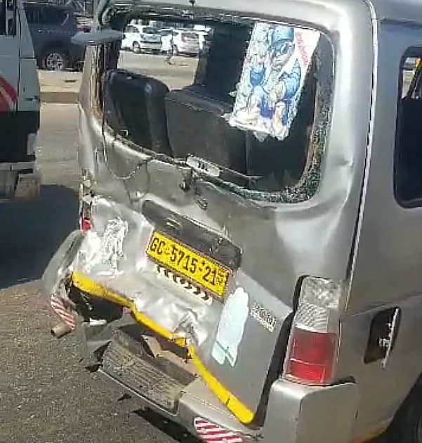 Sprinter bus crashes into trotro on Odorkor Highway injuring several