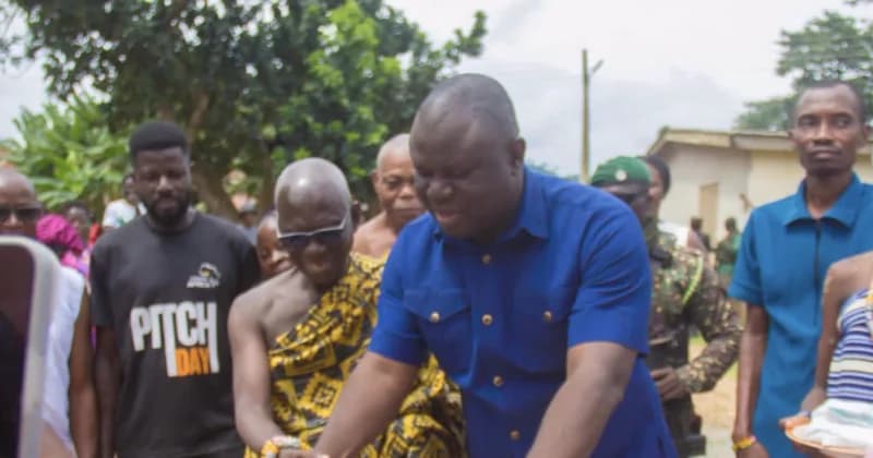 Manfred Tawiah commissions 20 infrastructure projects in Afadzato South