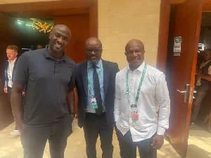 Kurt Okraku meets former Black Stars coaches at CAF Strategy Conference