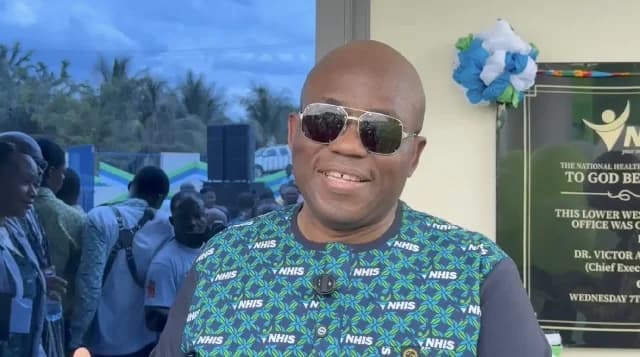 Victor Asare Bampoe praises completion of Asamankese NHIA office