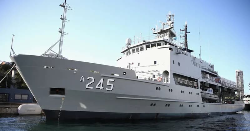 Australian navy investigates discovery of hidden camera on HMAS Leeuwin