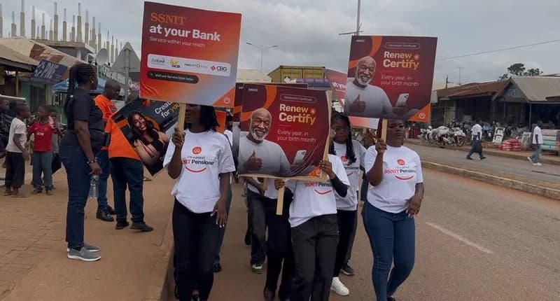 SSNIT launches pension enrolment drive for informal workers in Techiman