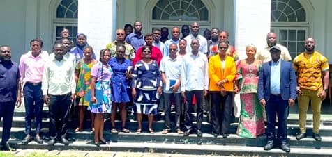 Mary Ama Bawa (3rd from right) from Capacity Building and Awareness Creation Department of CSA and CRCC participants in the event