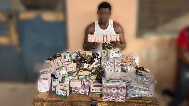 Ghana Police Service arrests eight suspects at Okaishie Drug Lane