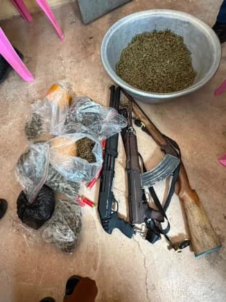 Man arrested with AK-47, pump-action shotgun in Kpando