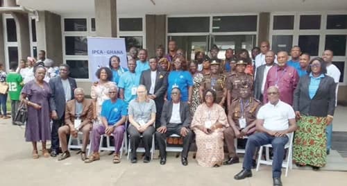 Members of IPCA-Ghana and the Ghana Prisons Service at the 10th anniversary celebration