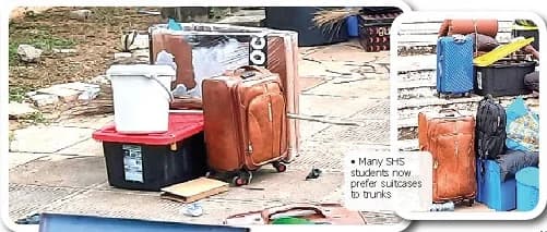 Accra metal trunk sellers report losses as SHS students prefer suitcases